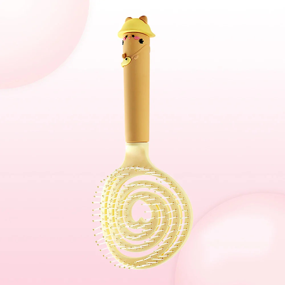 Heart Hollow Airbag Cushion Comb – Anti-Static Scalp Massager