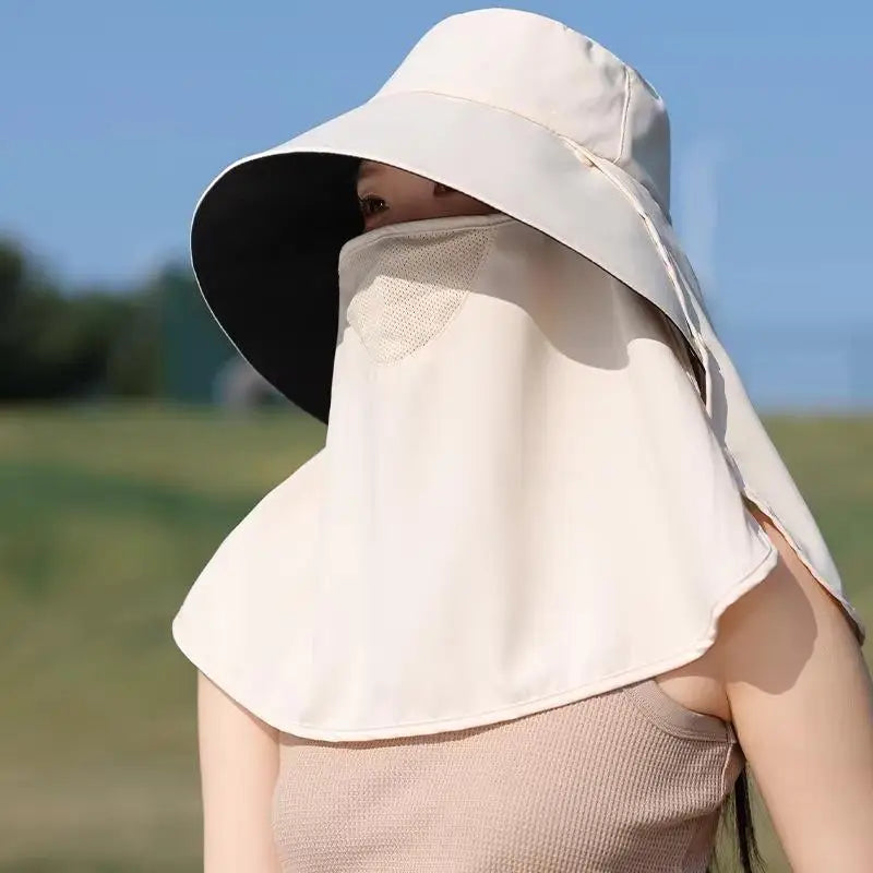 Wide Brim UV Sun Hat – Lightweight Breathable Beach Hat