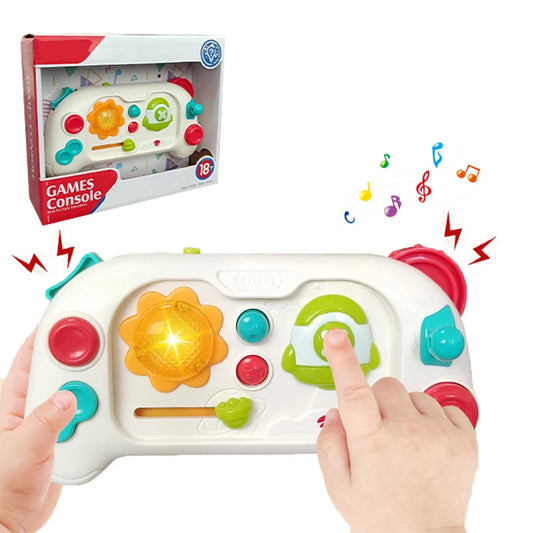 Baby Simulation Game Console Toys Music&lights Mini Finger Action Peaceful Pleasures Health and Wellness