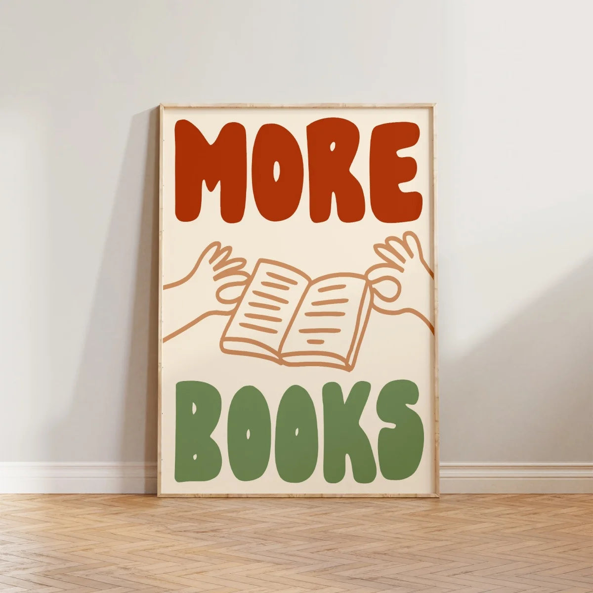 Read More Books Abstract Canvas Wall Art Print | Unframed