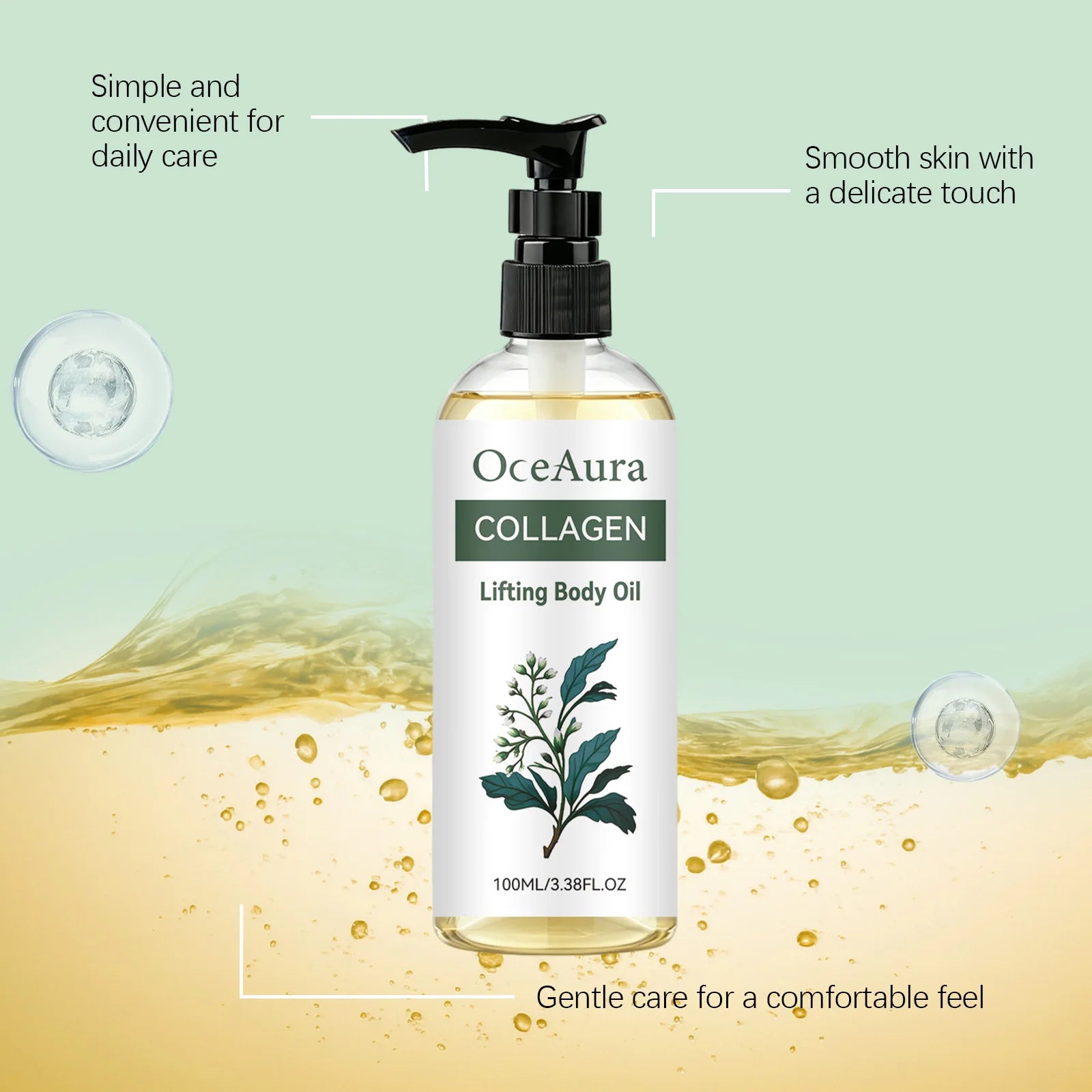 Collagen Lifting Body Oil – Firming & Hydrating Skin Care Peaceful Pleasures Health and Wellness