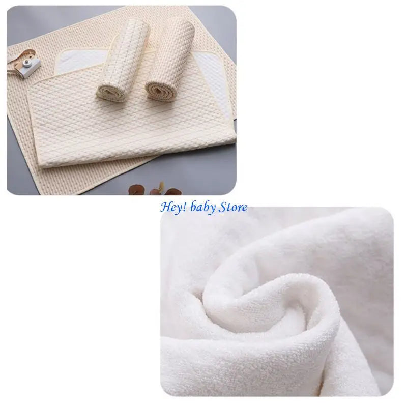 Foldable Baby Diaper Changing Pad – Washable Cotton Mat