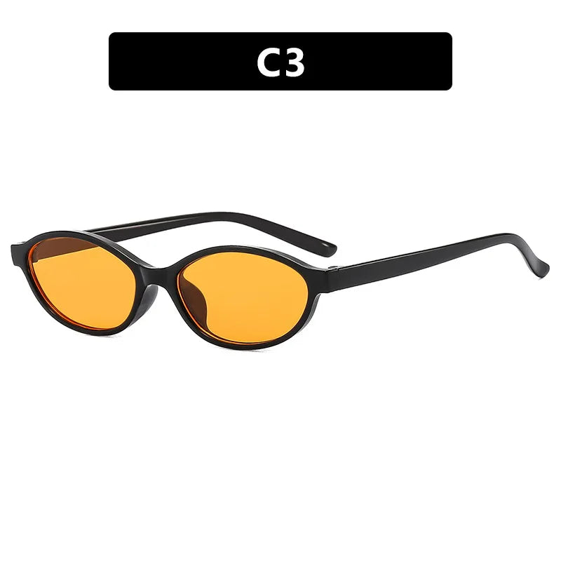 Women's Oval Small Frame Photochromic Sunglasses | Trendy