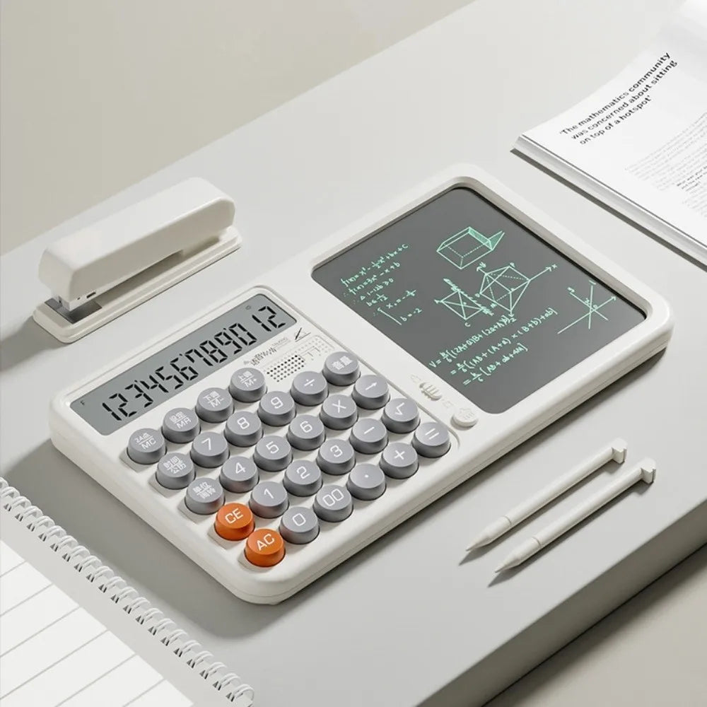 Large Display Calculator with Notepad, Voice & Eye Protection