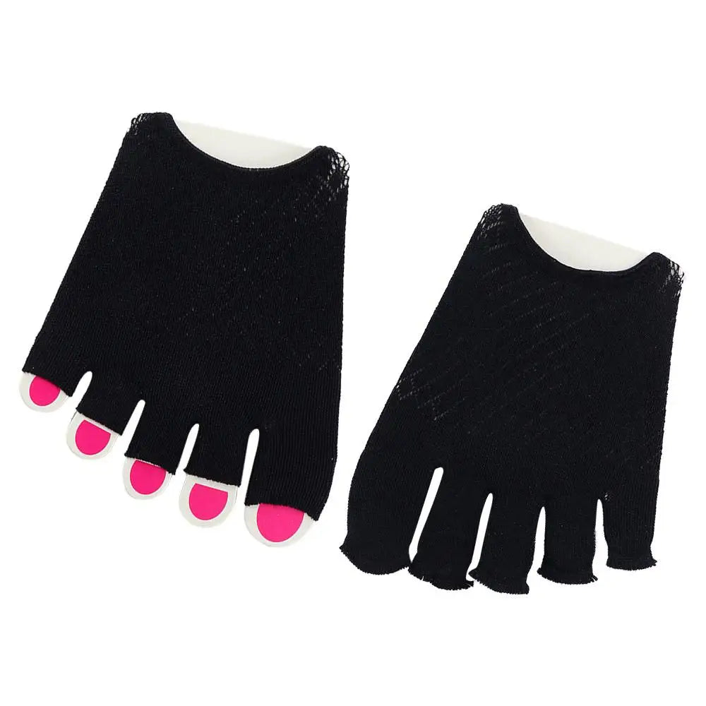 Women's Invisible Non-Slip Open Toe Mesh Cotton Liner Socks