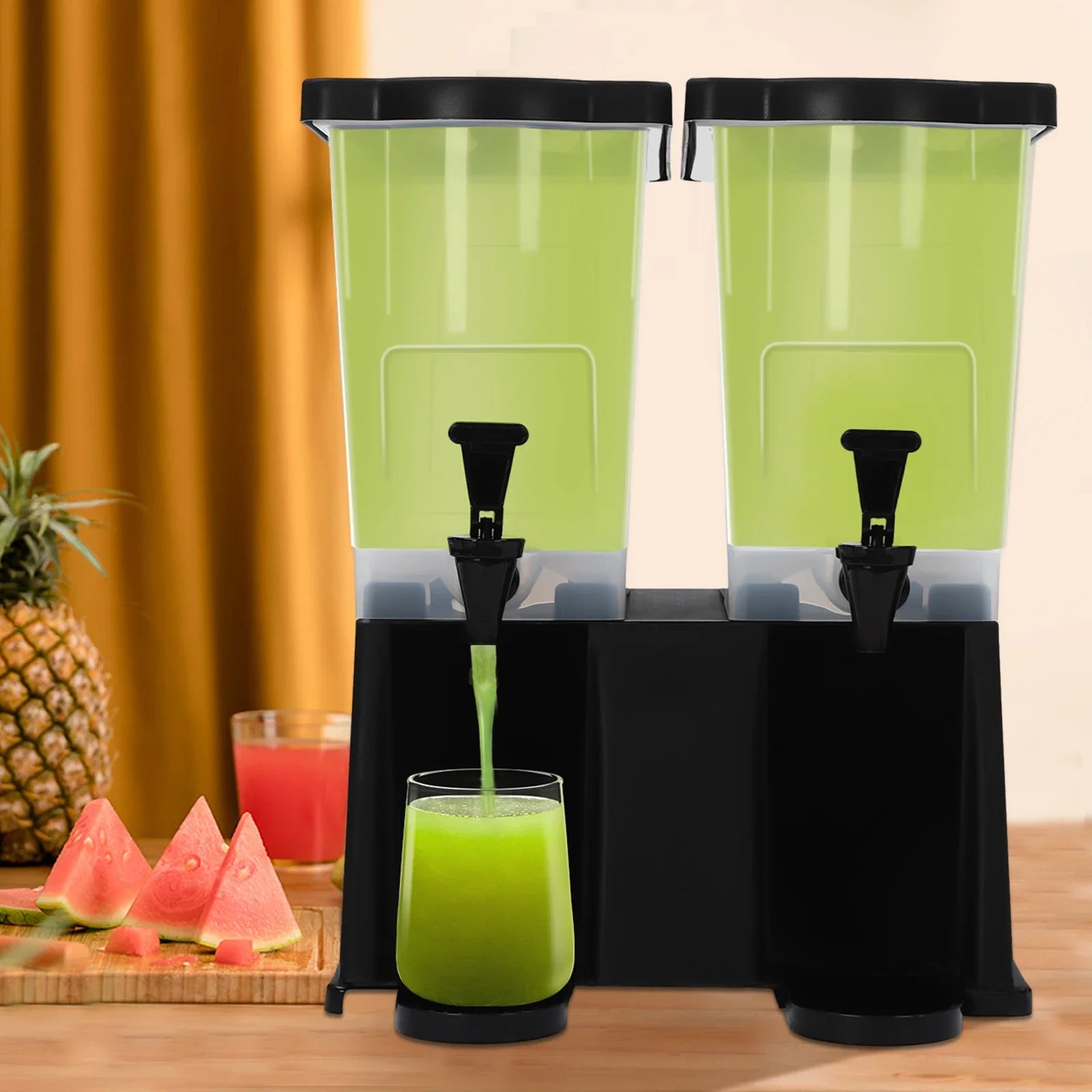 Food Grade 22L Juice Dispenser With Lids Bar Cafe Restaurant Use Large Capacity Plastic Drink Dispenser Coffee & juice Container Peaceful Pleasures Health and Wellness