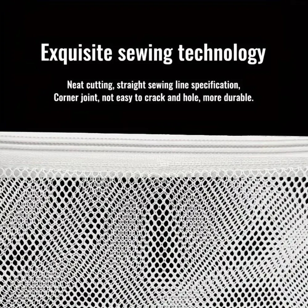 Isolation Bag Nylon Filter Bag Black White Reusable Filter Net Bag for Aquarium Fish Tank Pond Media Isolation Bag Peaceful Pleasures Health and Wellness