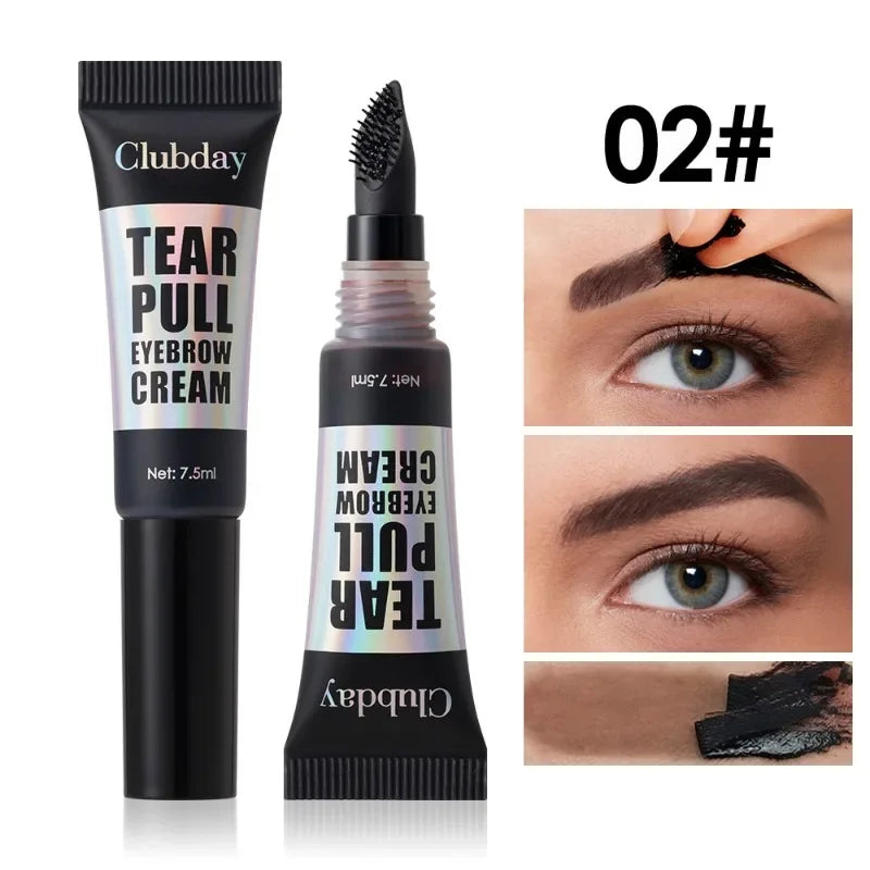 Peel-Off Eyebrow Tint Gel | Waterproof Long-Lasting Brow Dye