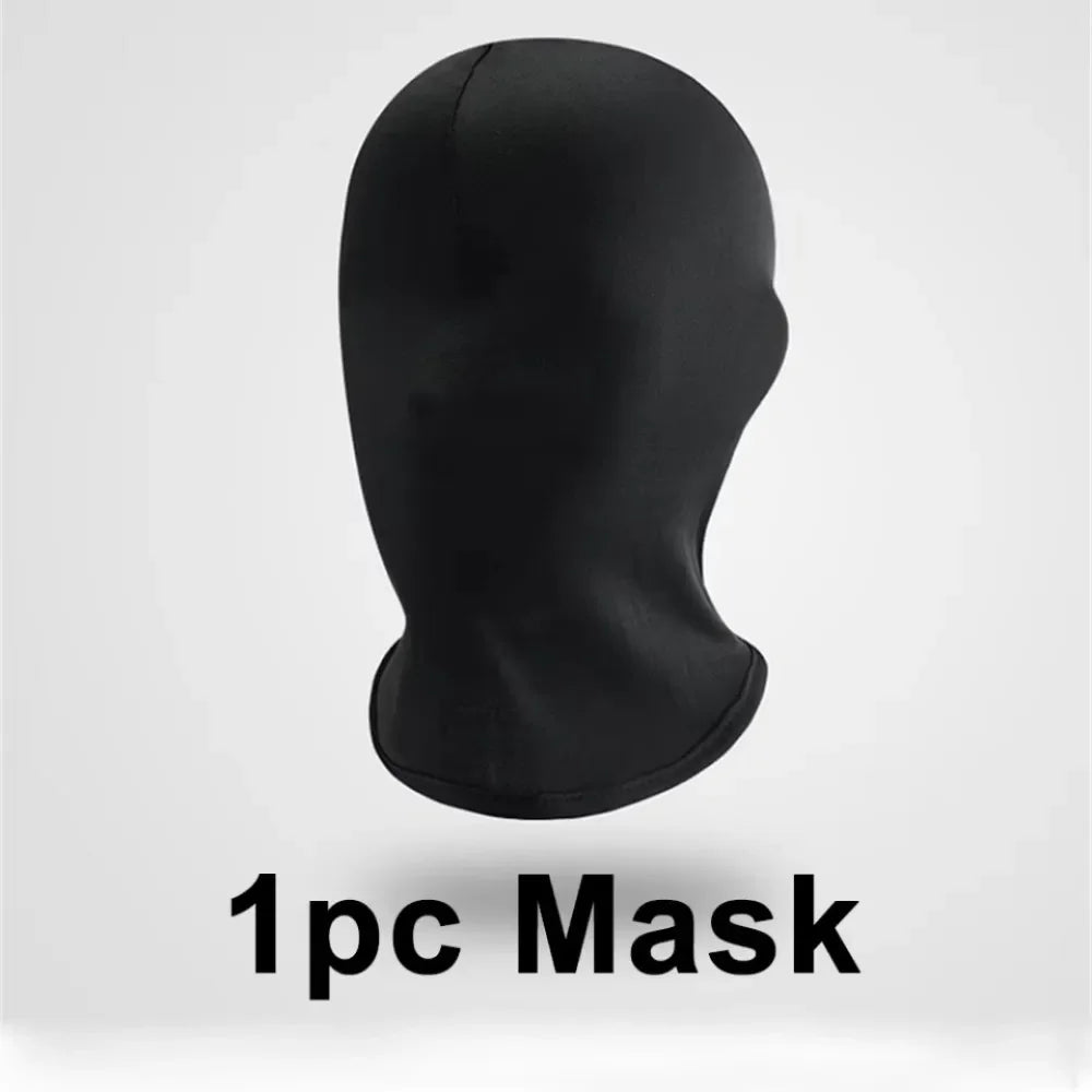Spandex No-Hole Balaclava Head Cover – UV Protection & Cosplay