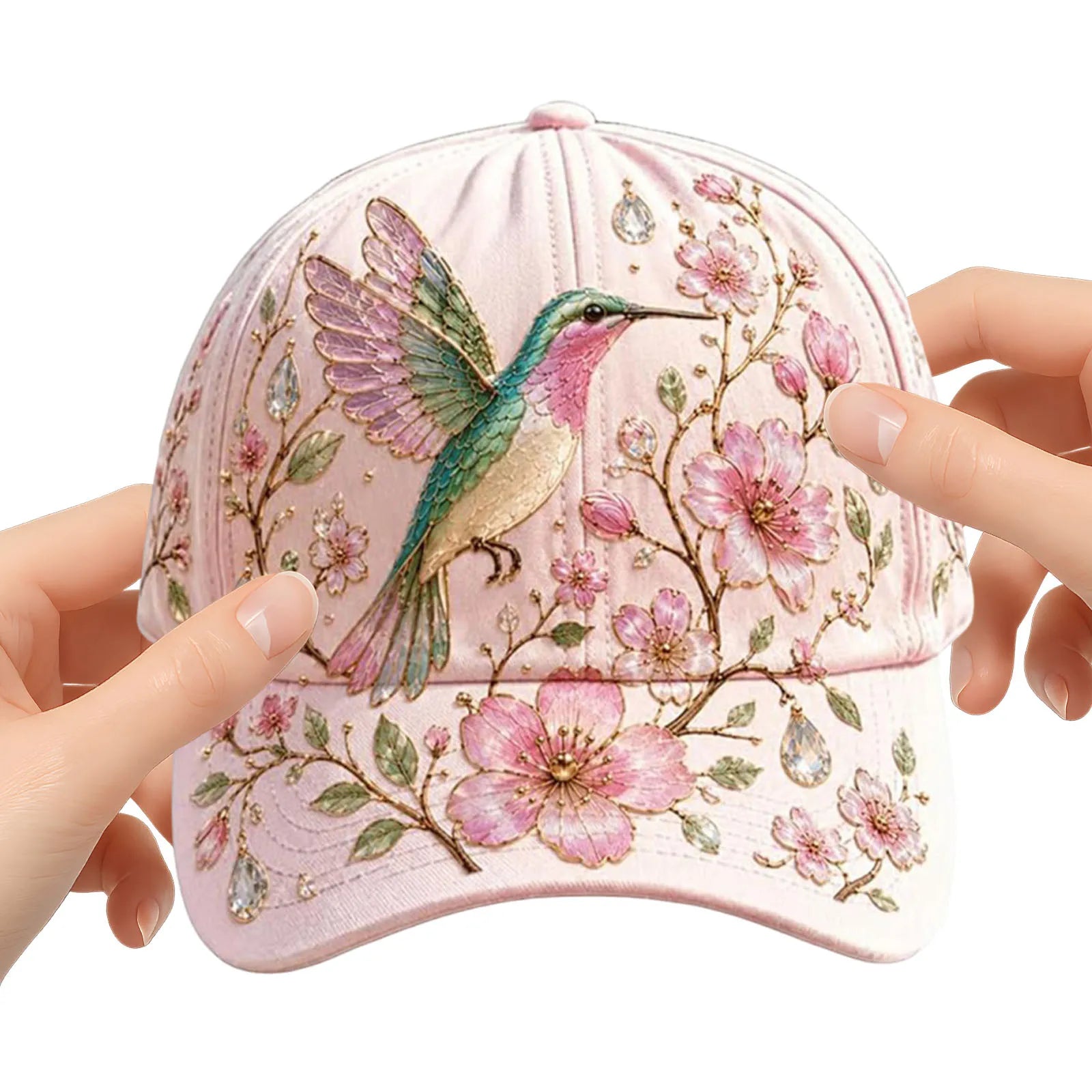 Garden Morning Baseball Cap Adjustable Baseball Hat Lightweight Breathable Casual Sun Hat for Summer Travel Outdoor Sports Peaceful Pleasures Health and Wellness
