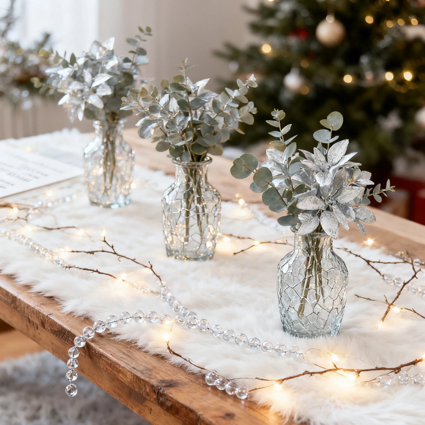 Artificial Golden Pine Picks | Wedding & Home Decor – 5/10 Pcs