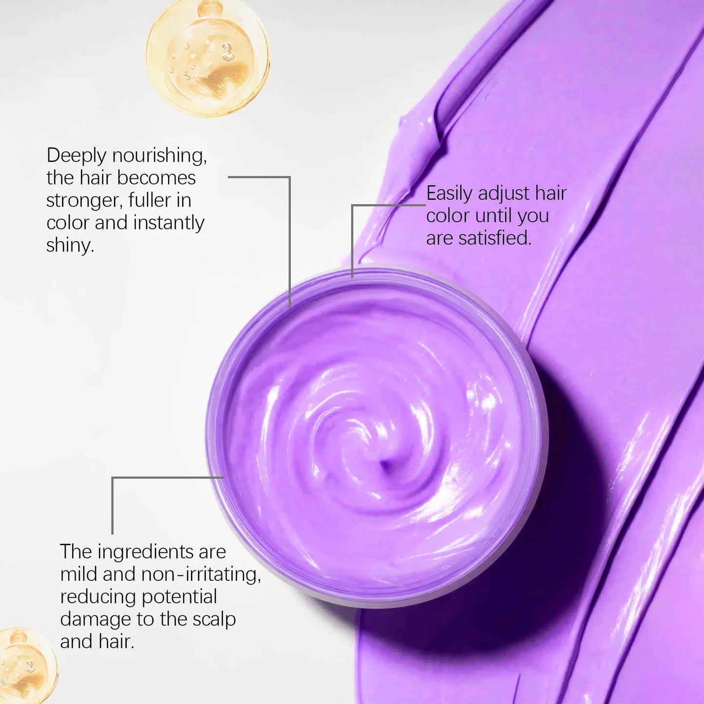 HOEGOA Hair Color Wax – 6 Shades Matte Nourishing Cream