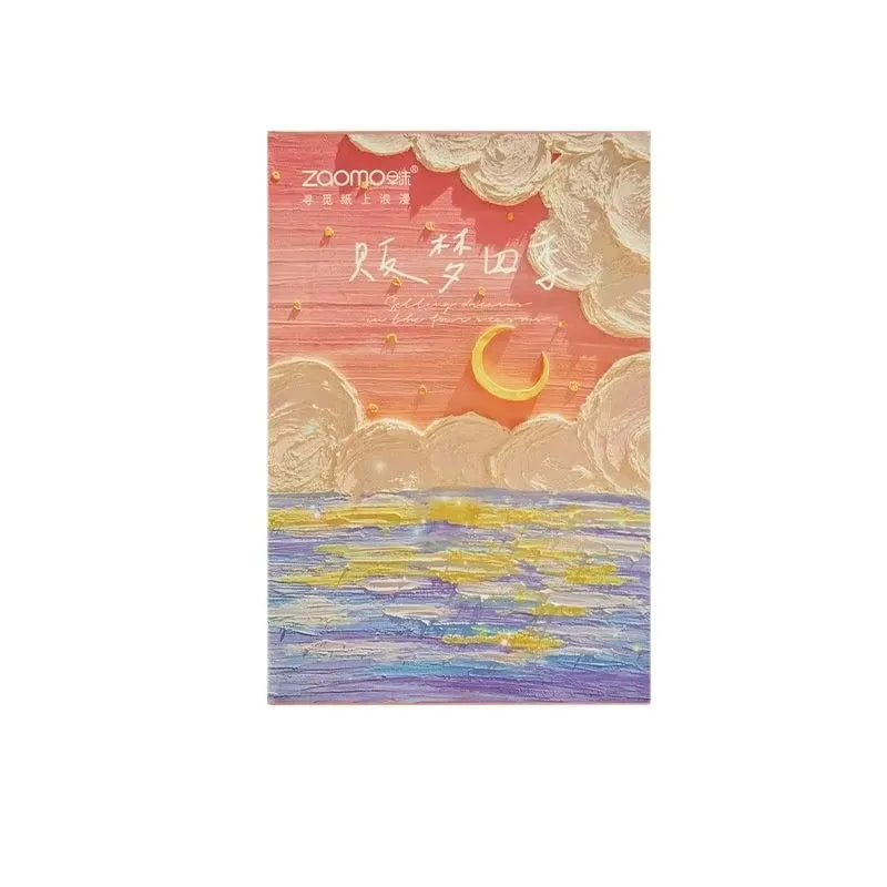 Dream Season Art Postcards Handpainted Oil Painting Greeting Cards