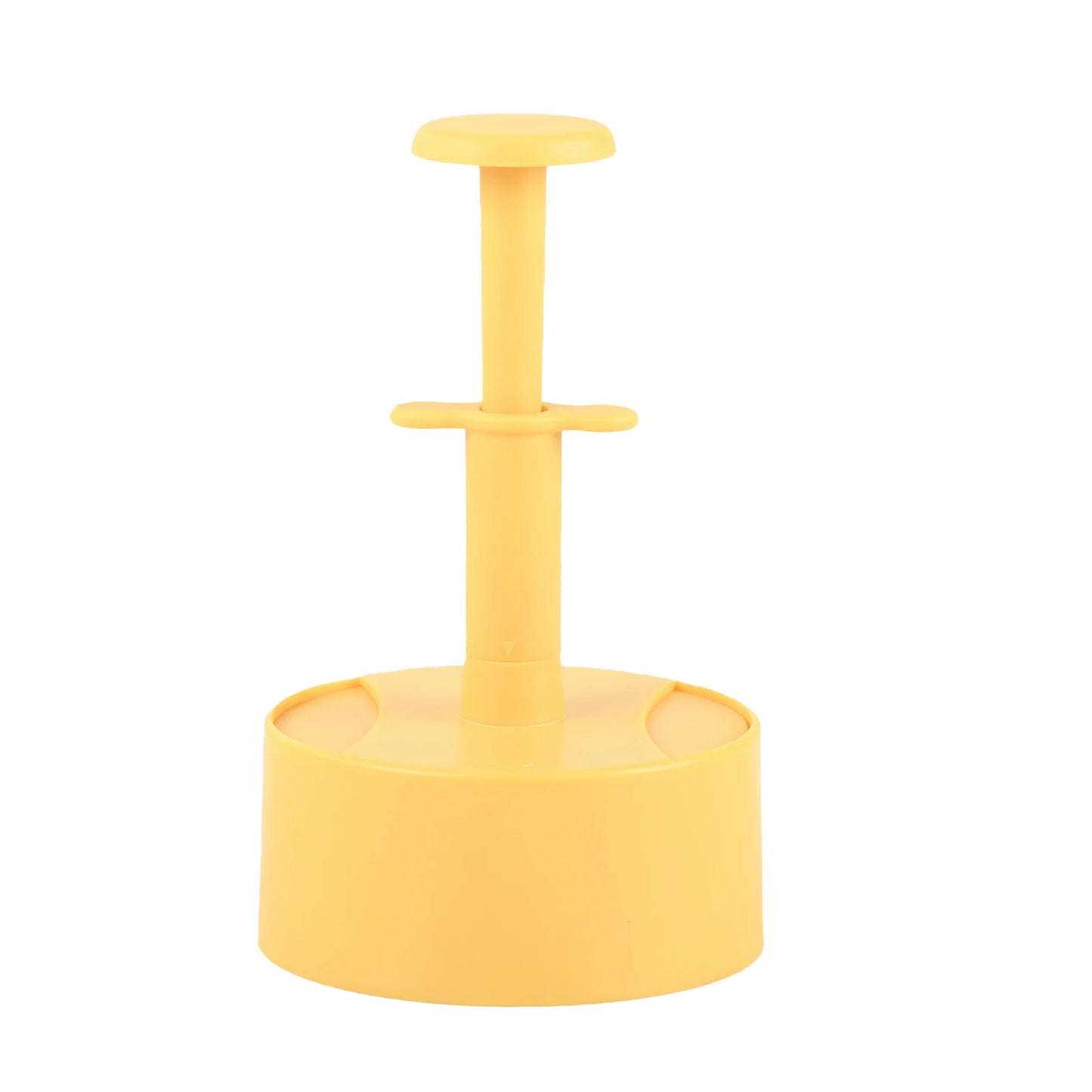 Round Hamburger Meat Pie Press Maker Food Grade Lightweight Manual Hamburger Patty Maker Making Mold Tool Kitchen Supplies Peaceful Pleasures Health and Wellness Yellow