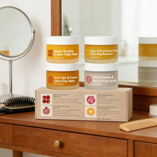 Day & Night Face Cream Set | Hydrate, Brighten & Glow 30g Day Night Skincare Set Peaceful Pleasures Health and Wellness