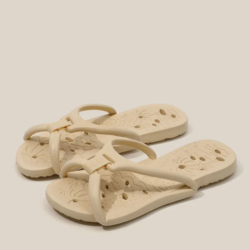 Men's Foldable EVA Flip-Flops – Lightweight Travel Slippers
