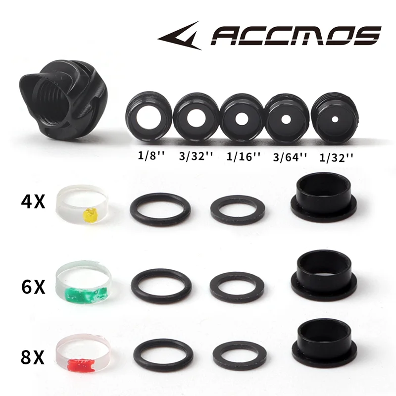 Archery Target Aiming Sets Compound Bow Peephole 37 45 Degree Peep