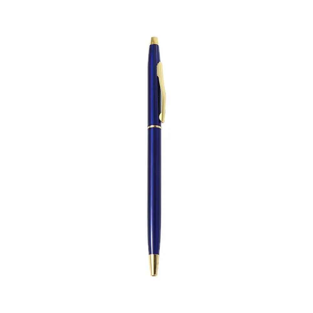 Ink Smooth Black Ink Gift School Office Supply Writing Tools Stationery Ballpoint Pen Metal Pen Sign Pen Gel Pen Peaceful Pleasures Health and Wellness blue