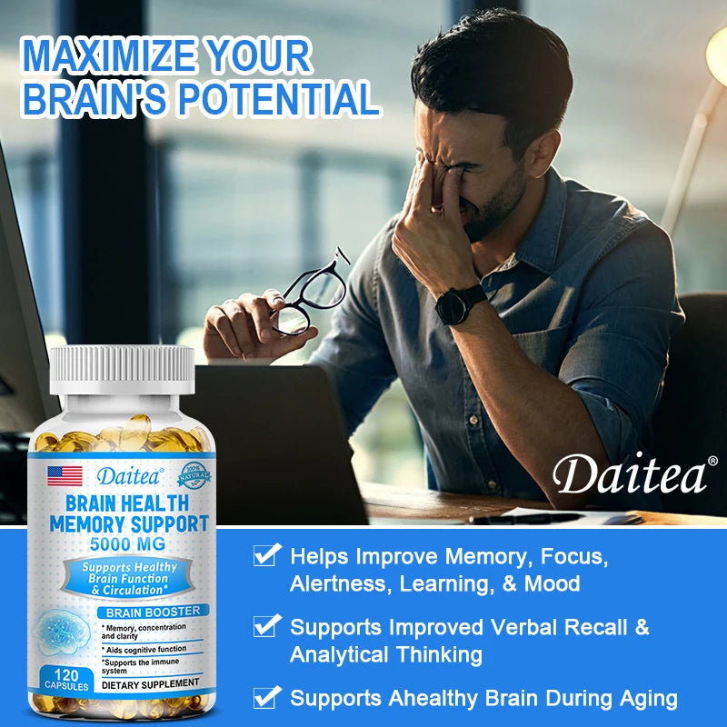 DETOXXTRA Nootropic Capsules 5000mg – Memory & Focus Boost Nootropic Supplement Peaceful Pleasures Health and Wellness