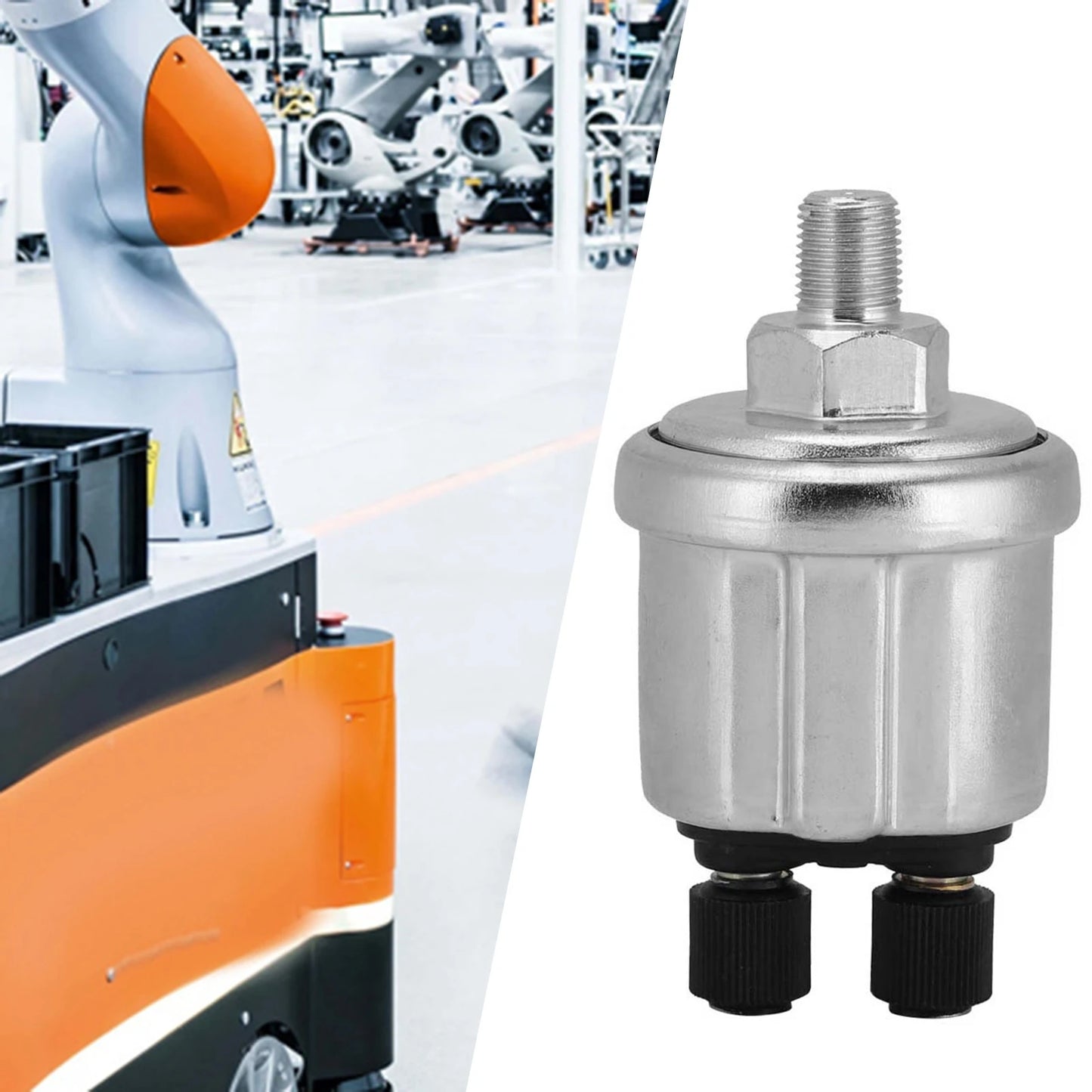 Oil Pressure Sensor 0 to 10 1/8NPT for Diesel Generator Oil Pressure Sensor 1/8NPT Oil Pressure Sensor Peaceful Pleasures Health and Wellness