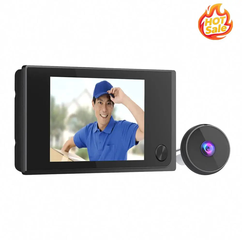 3.5" Wireless Video Doorbell Peephole Camera 120° Wide Angle