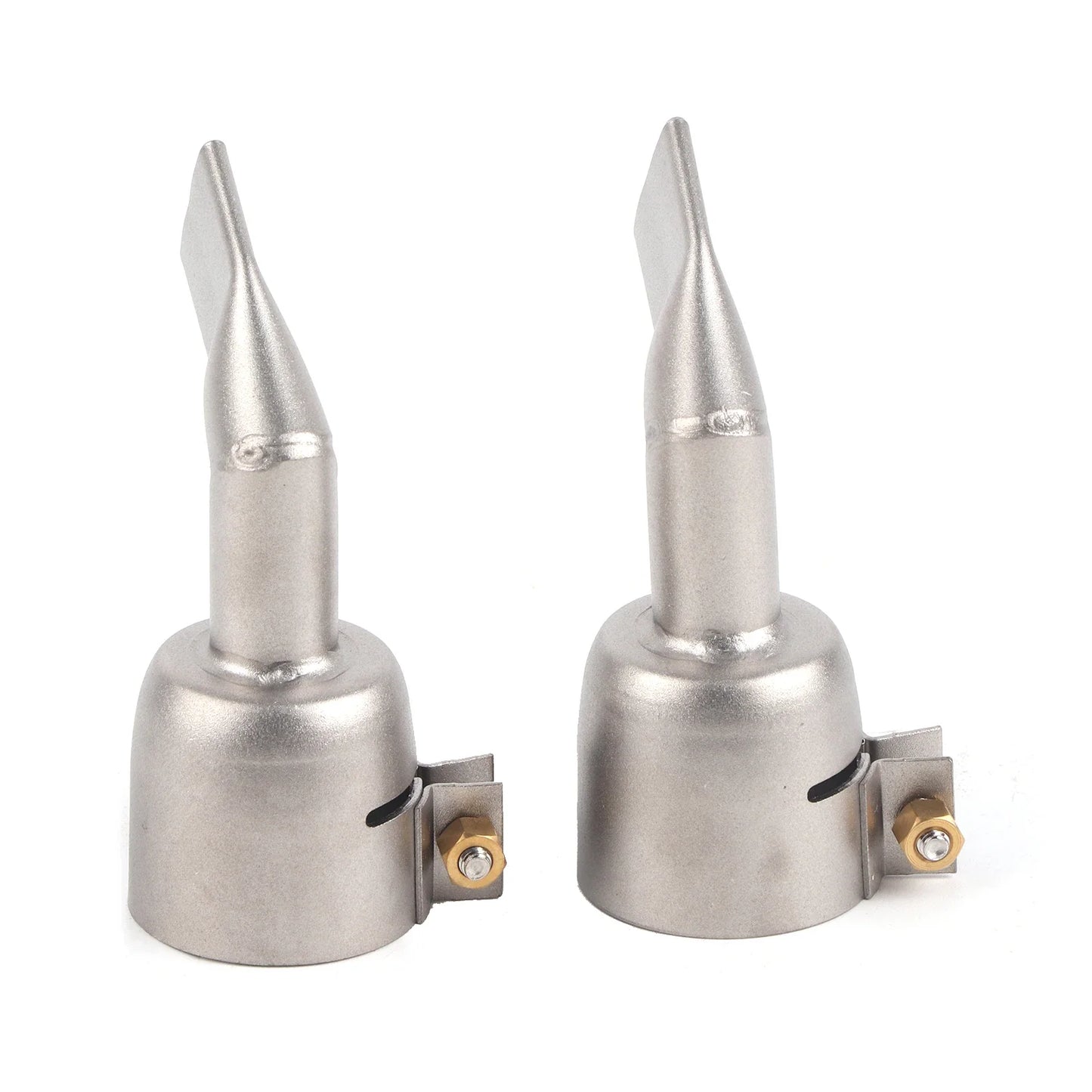 Welding Gun Nozzle Flat 120 Degree Stainless Steel Air Plastic Weld