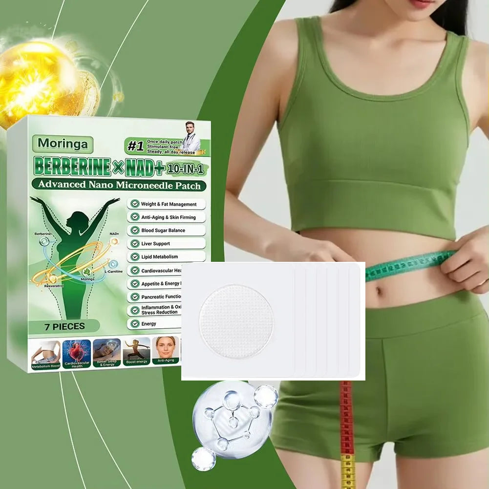10-in-1 Nano Microneedle Patch Natural Gentle Patches Moisturizing Firming Skin for Women Men Nano Microdarts Patches 0.2mm Peaceful Pleasures Health and Wellness
