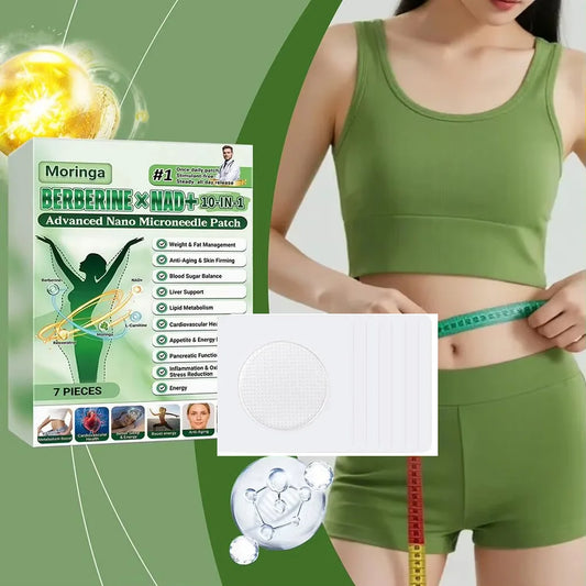 10-in-1 Nano Microneedle Patch Natural Gentle Patches Moisturizing Firming Skin for Women Men Nano Microdarts Patches 0.2mm Peaceful Pleasures Health and Wellness