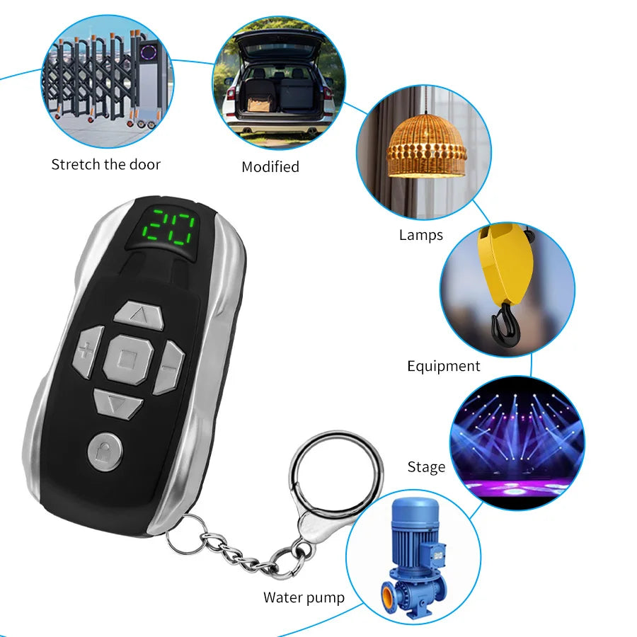 20 in 1 Universal Garage Door Remote Control 300-980Mhz Rechargeable Multi-Frequency Garage Door Opener Garage Remote Controller Peaceful Pleasures Health and Wellness