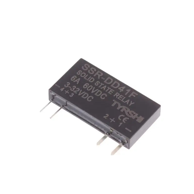 Slim SSR DIN Rail Relay Module 3-32VDC Non-Contact 6A Switch Solid State Relay Peaceful Pleasures Health and Wellness SSR-DD41F