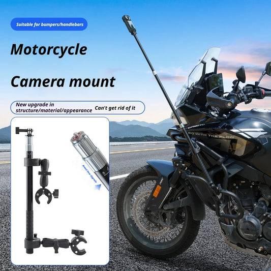43" Motorcycle Selfie Stick for Insta360 X5/X4 & DJI Osmo Action Camera Mount Oasis Select