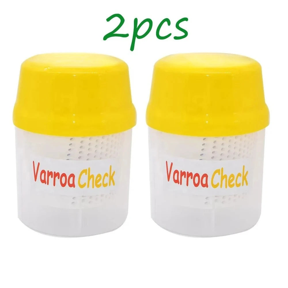 Beehive Varroa Test Varroa Shaker Comfortable To Use for Beekeeping Beekeeper Mite Measuring Beekeeper Tool Peaceful Pleasures Health and Wellness 2pcs