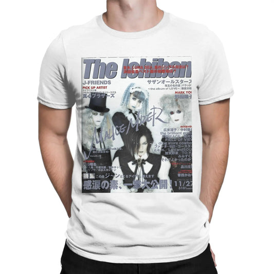 Malice Mizer Cotton T-Shirt For Men Summer Band Vintage T-Shirts O-Neck Fashion Tee Shirt Oversized Casual Tops Peaceful Pleasures Health and Wellness