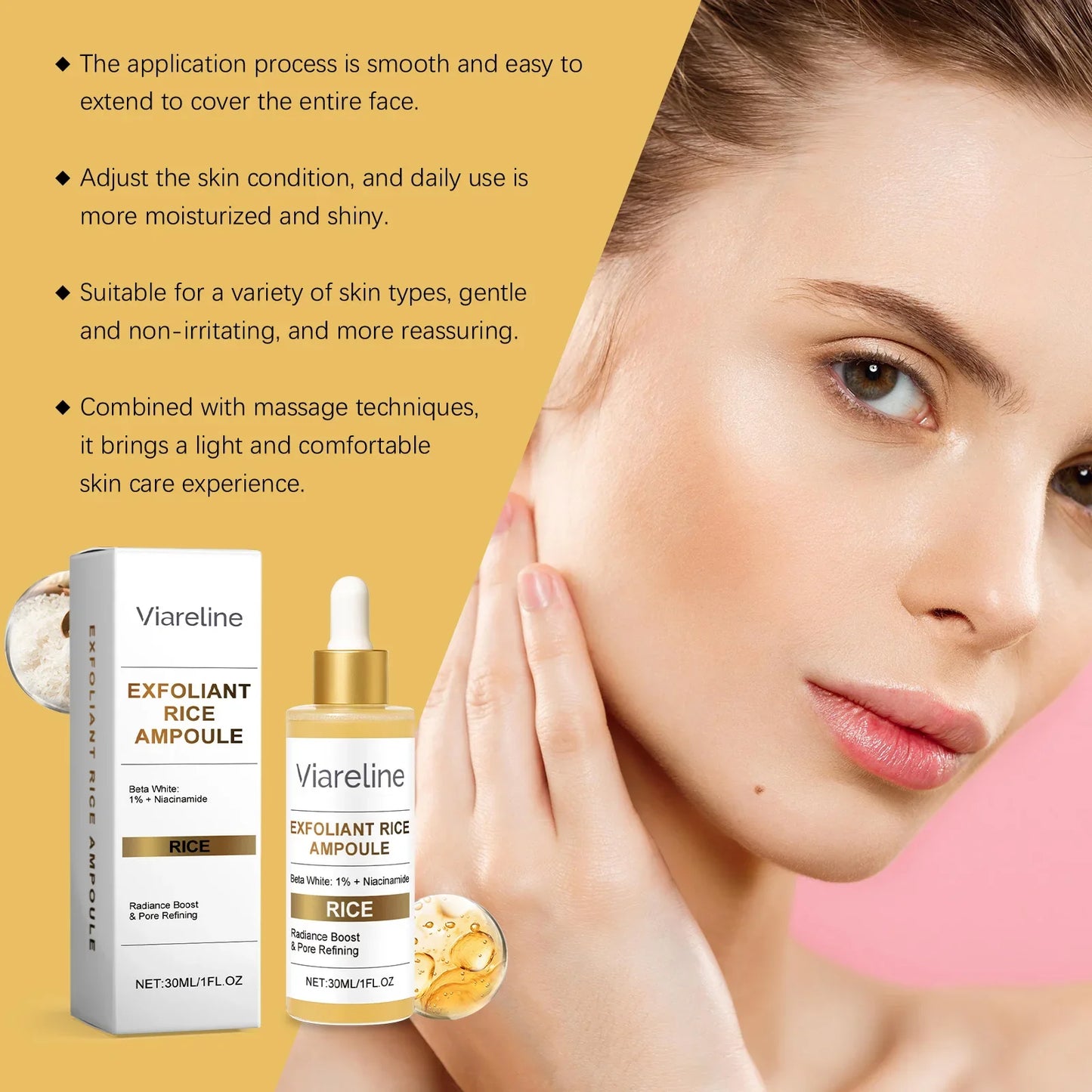 Rice Essence Exfoliating Hydrating Pore-Refining Face Serum