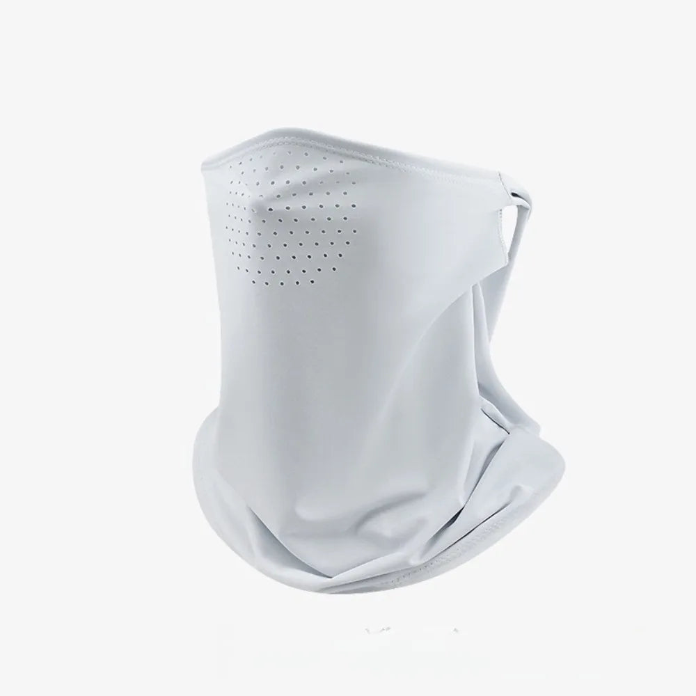 1-Piece Ear-Hanging Breathable Face Mask Scarf, Half-Face Mask, Summer Quick-Dry Neck Gaiter, Ear-Hanging Sun Protection Headscarf, Neck Scarf, Headwear for Men and Women, Outdoor Cycling and Driving Face Towel, Neck G Peaceful Pleasures Health and Wellness