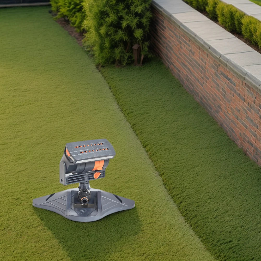 Rotating Lawn Sprinkler | 16-Nozzle Adjustable Garden Watering Peaceful Pleasures Health and Wellness