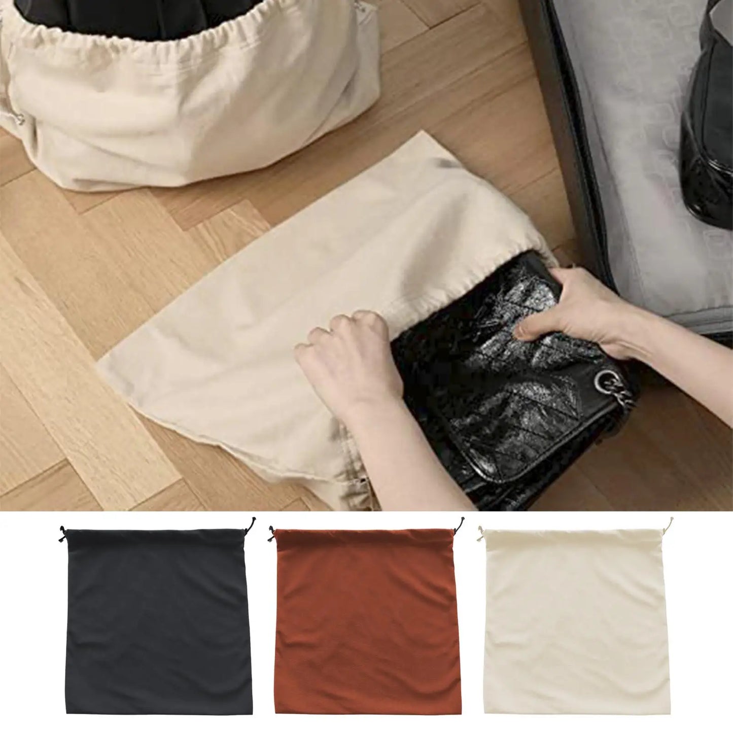 Drawstring Dust Bags for Handbags & Purses | Dustproof Cover