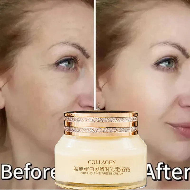 Collagen Cream Lifting Firming Cream MoisturizingReduces Wrinkles & Fine Lines Brighten 50g Peaceful Pleasures Health and Wellness