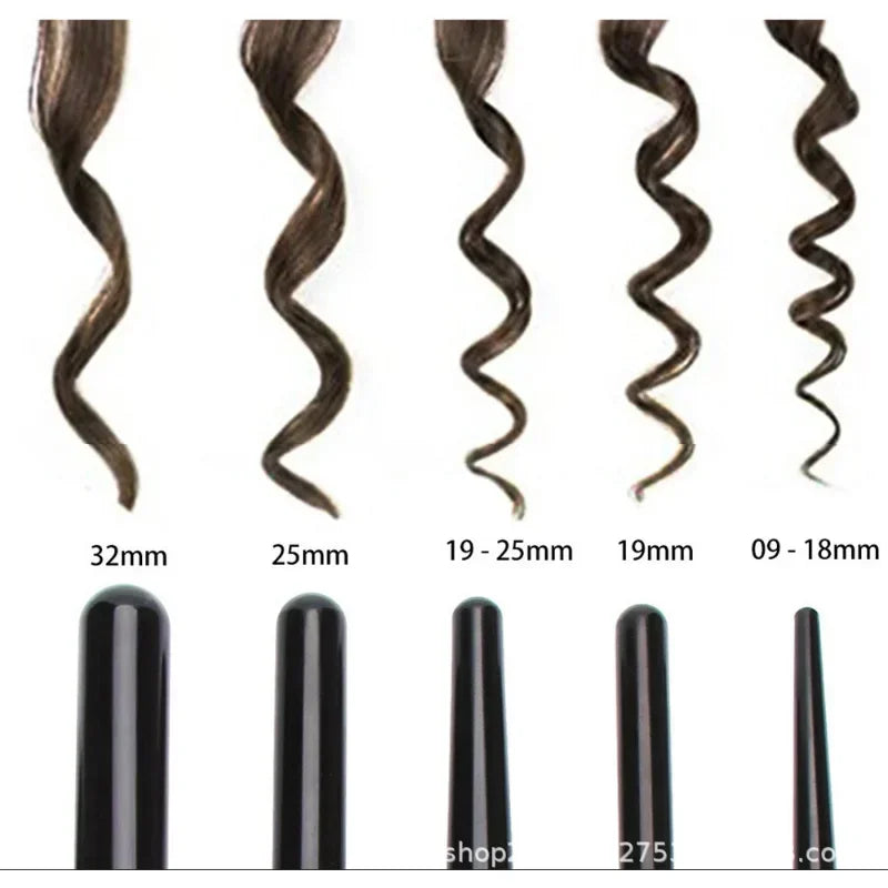 5-in-1 Hair Curling Iron Set | Tourmaline Ceramic Wand