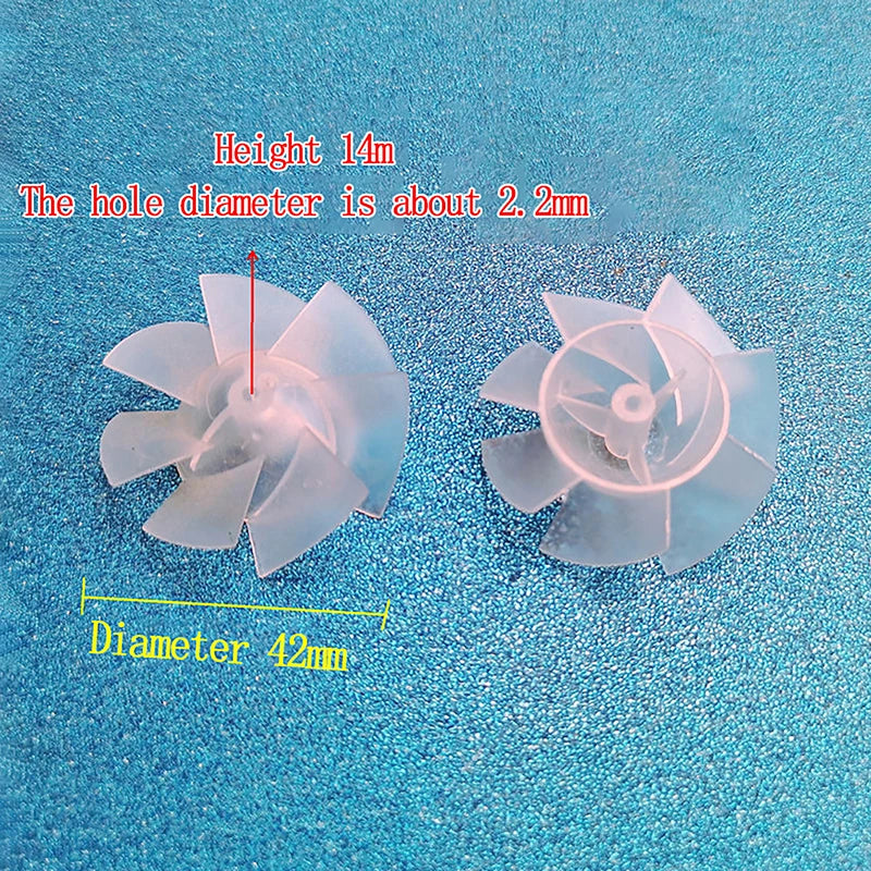 7-Blade Plastic Cooling Fan Blade for Hair Dryer 35–65mm