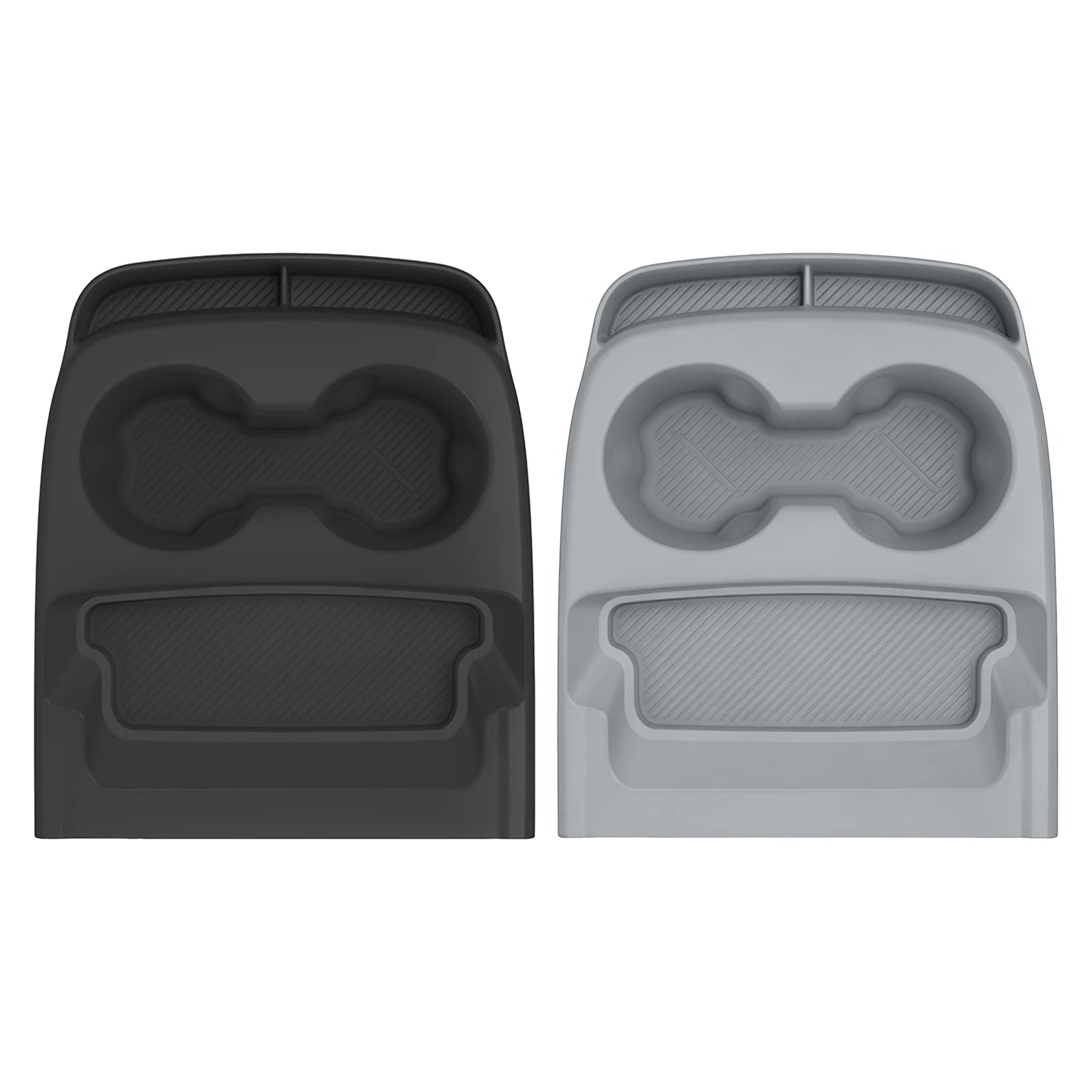 For Tesla Model Y Standard 2025 Center Console Silicone Cup Holder Kit Anti-Scratch Storage Box Car Interior Accessories Peaceful Pleasures Health and Wellness