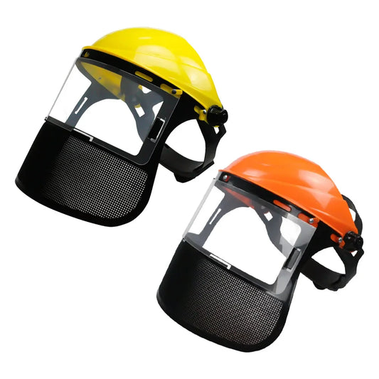 Full-Face Mesh Safety Helmet | Lawn Mowing & Forestry Safety Face Shield Oasis Select