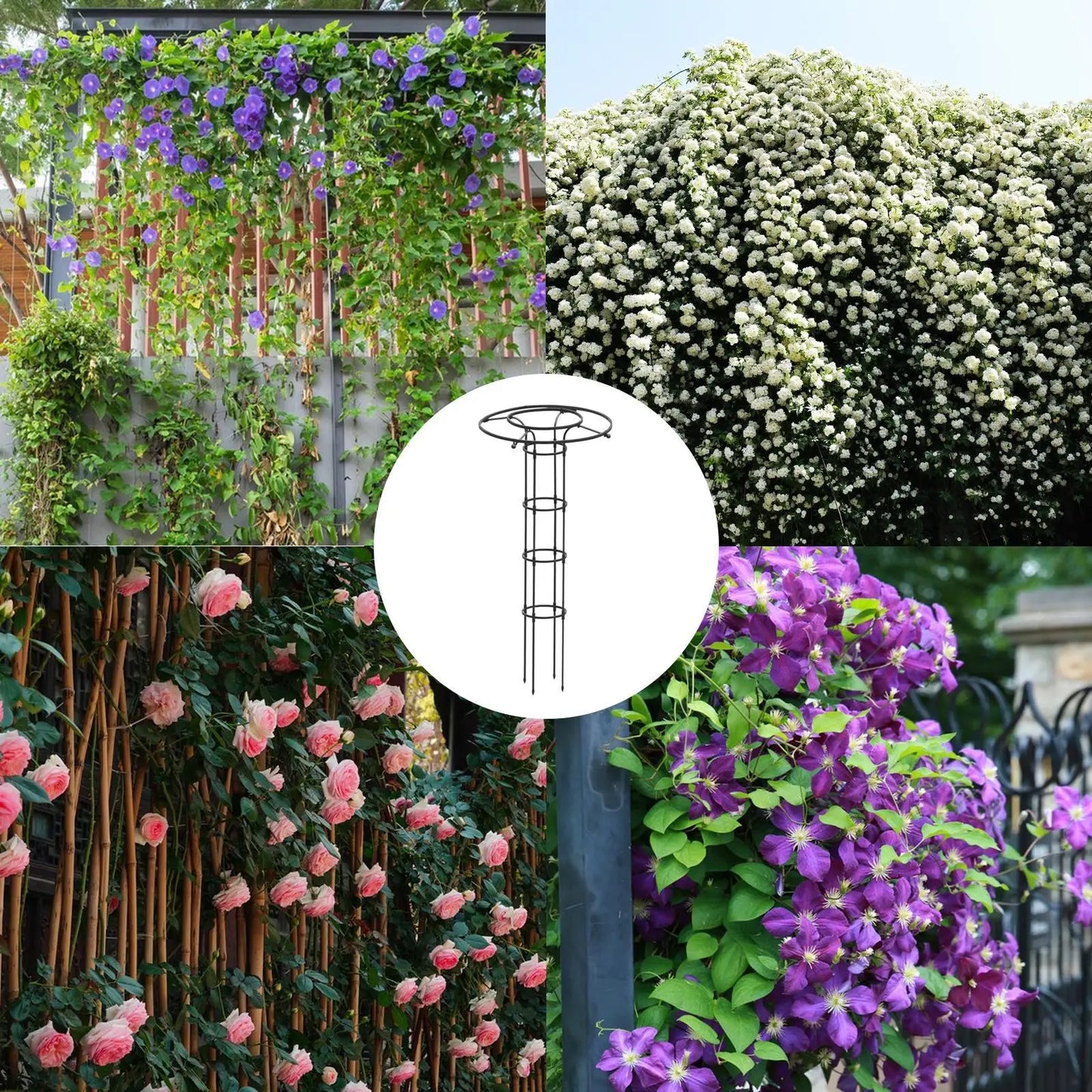 Garden Umbrella Tower Trellis for Climbing Plants | PP Steel