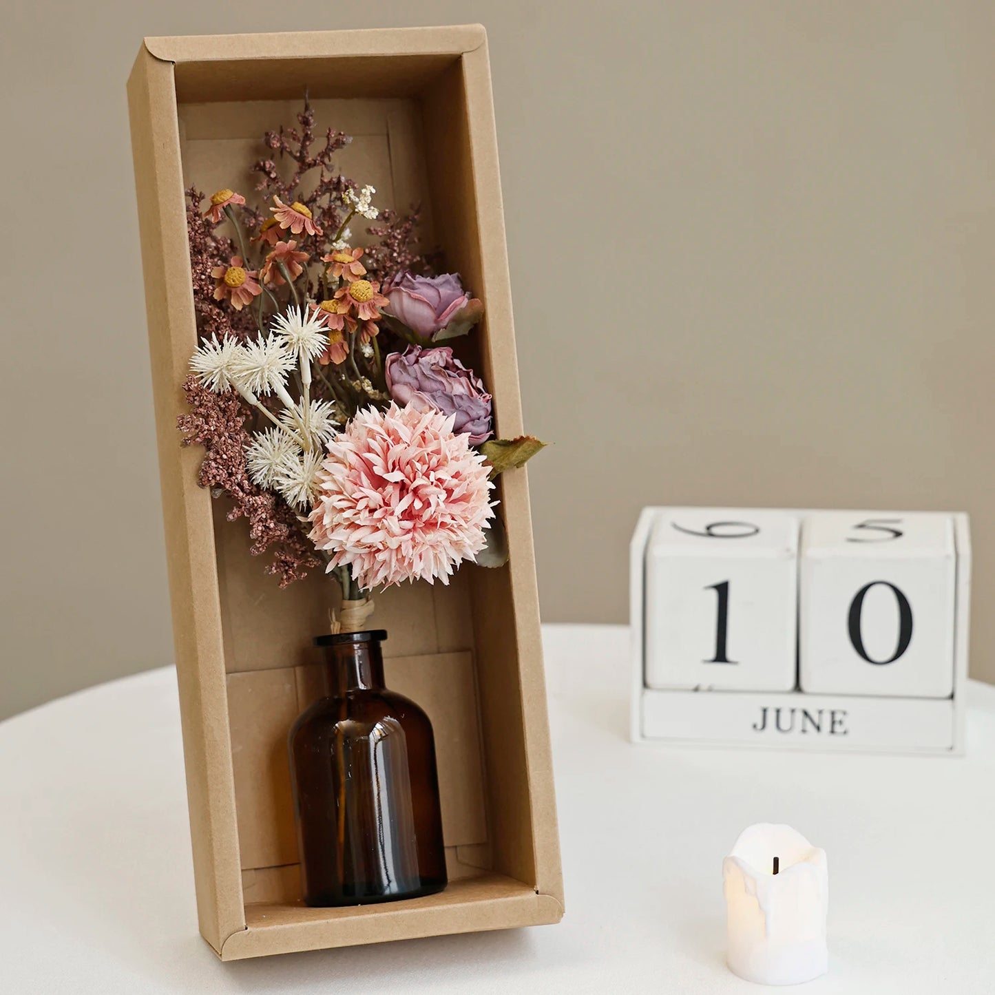 Artificial Silk Peony Bouquet for Wedding, Home & Party Decor