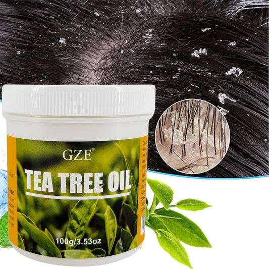 GZE Tea Tree Oil Hair Conditioner – Anti-Dandruff | 100g Anti-Dandruff Conditioner Peaceful Pleasures Health and Wellness