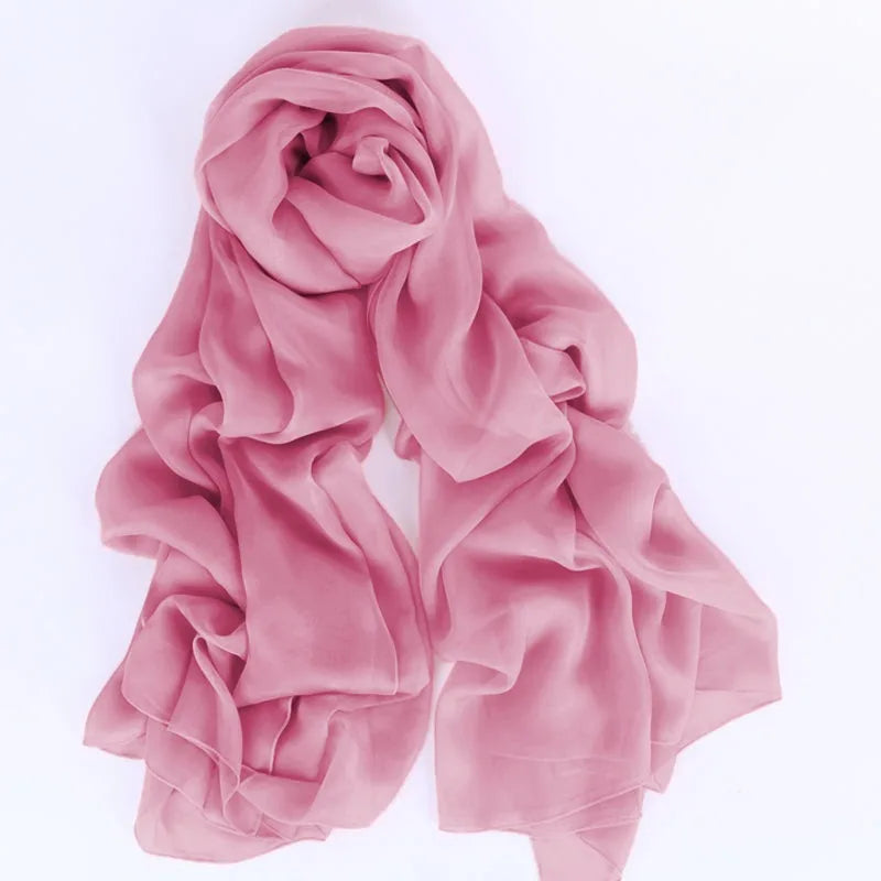 Women's Chiffon Shawl Wrap – Lightweight Summer Sunscreen Scarf