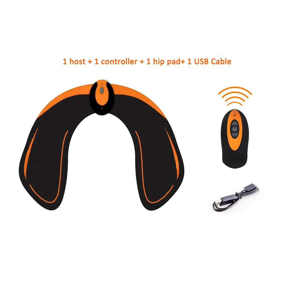 Abs Trainer EMS Abdominal Muscle Stimulator Wireless Electric Toning Belt USB Recharge Weight Loss Home Gym Fitness Equiment Hot Peaceful Pleasures Health and Wellness Recharge hip trainer