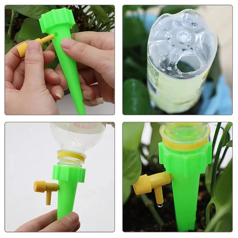 Automatic Plant Watering Device Lazy Drip Irrigation System for Home & Garden Travel Self-Watering Tool for Potted Plants Peaceful Pleasures Health and Wellness