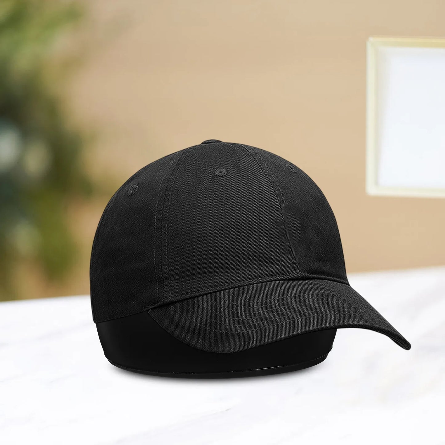 PVC Inflatable Hat Shaper Lightweight Plastic Baseball Cap Inner Support Holder Portable Hat Display Stand Organizer for Travel Peaceful Pleasures Health and Wellness