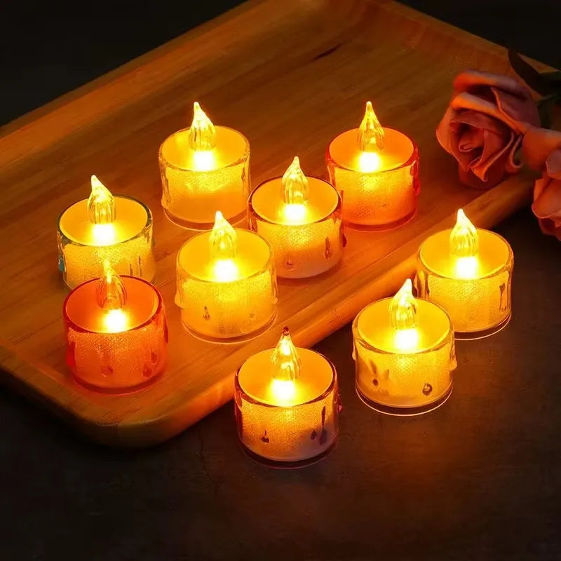 LED Flameless Tea Light Candles | Smokeless Christmas Decor